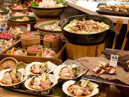 天然温泉 田沢湖レイクリゾートの 蟹も食べ放題 秋田の味覚満喫バイキング 10 450円 和室 禁煙 ゆこゆこ