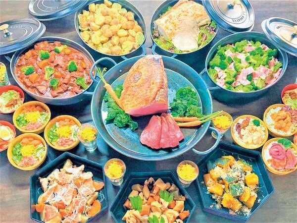 地元のおもてなし料理や雫石の星空・銀河をテーマにした「グランピング料理」食べ放題！/写真例