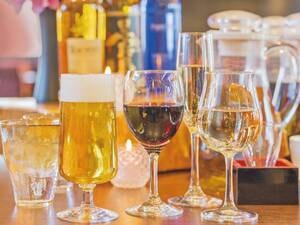夕食時に飲み放題！※イメージ