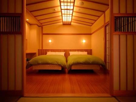 【客室一例】特別室…寝心地にこだわったベッドをご用意。