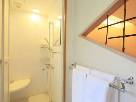 【客室一例】別館露天風呂付き客室(ツイン)…シャワーブースを備えた、新しいスタイルのお部屋です。