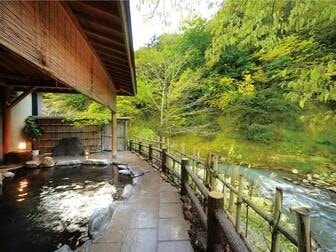 瀬美温泉　山吹の花・桐の花／【女性専用露天】瀬美温泉で最もとろとろした肌触りの湯です。