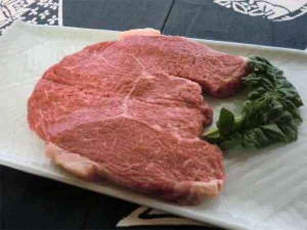 岩手牛の特大ステーキ500ｇ以上付御膳/一例