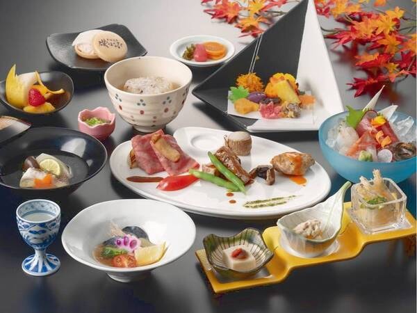 【夕食/例】特撰会席・雅/9.10.11月の料理イメージ