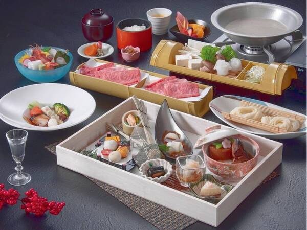 【夕食/例】特別会席・雅/12.1.2月の料理イメージ