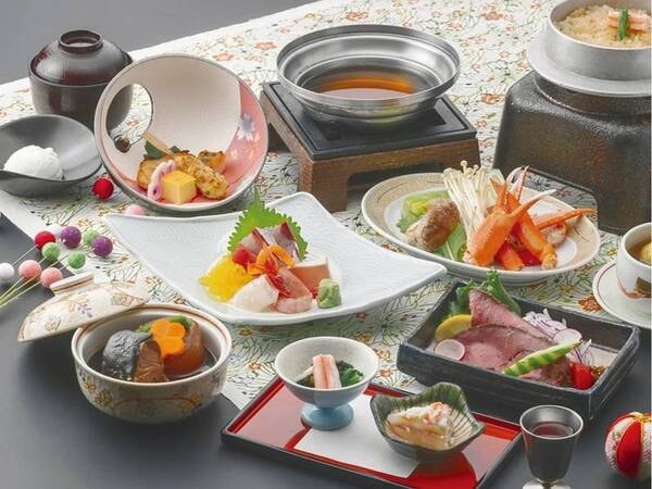 【夕食/例】逸品会席・葵/12.1.2月の料理イメージ