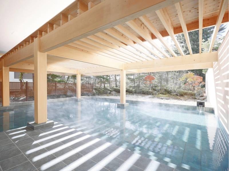 【花巻満天の湯(ホテル花巻)】ひろびろ庭園風露天風呂※冬季閉鎖