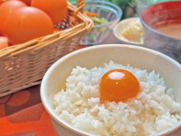 【朝食/例】こだわりの卵かけご飯「豊洋卵」