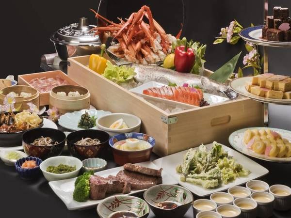 【選べる夕食】バイキング一例