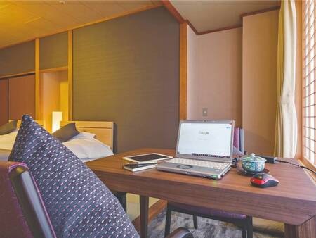 【禁煙】月かんむり/和モダンツイン　例