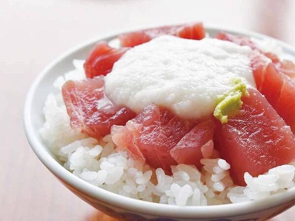 【朝食バイキング／一例】鮪の山かけ