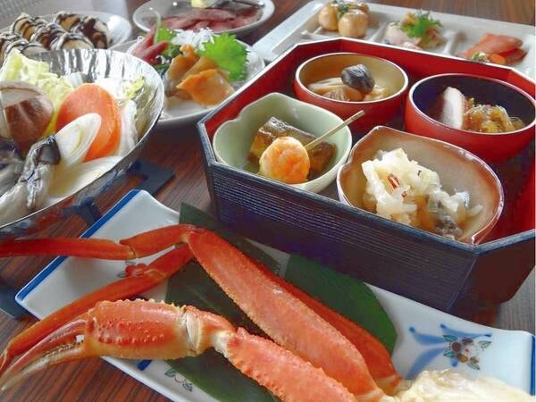 ハーフバイキング+蟹ミニ懐石/例