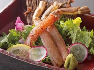 【カニ刺し/例】カニの旨みを堪能