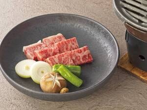 【黒毛和牛アミ焼き/例】黒毛和牛をアツアツの網焼きで
