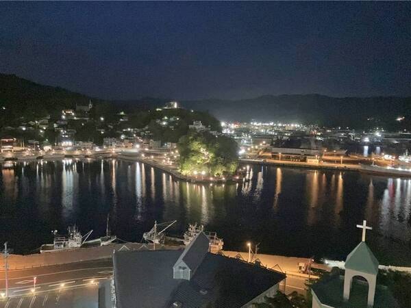 【夜景】屋上の展望台からの絶景！