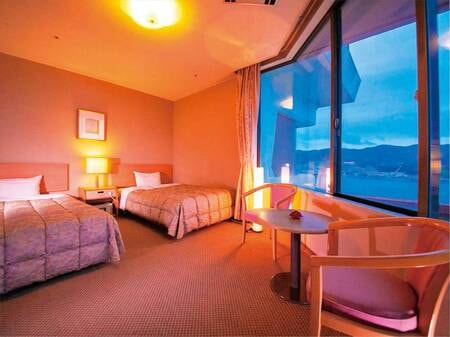 【気仙沼湾ビュー】洋室ツイン／例