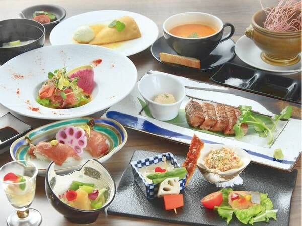 【極会席/例】当館最上級、黒毛和牛の鉄板焼き会席