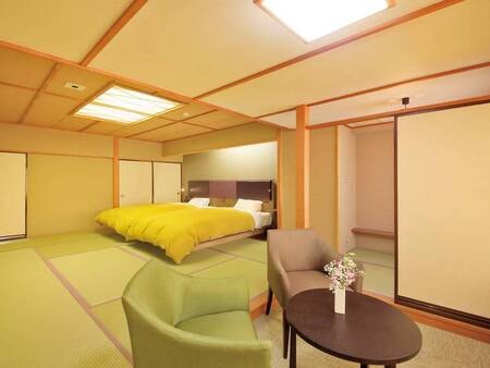 【和ツイン/例】6階以上確約でシモンズ製のベッドを完備