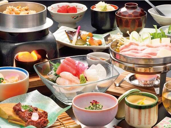 【料理長の創作彩り御膳/※画像はイメージ】