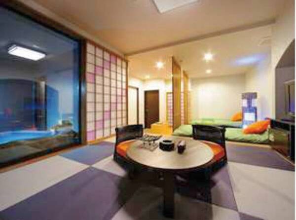 半露天風呂付客室/一例