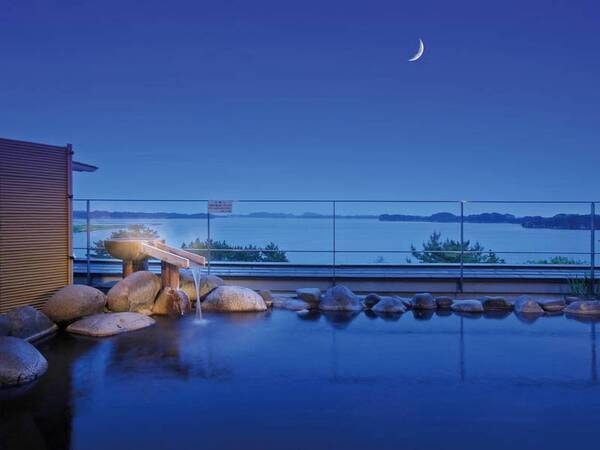 【五大観】夜は満点押し空を―。絶景の松島を望む眺望露天