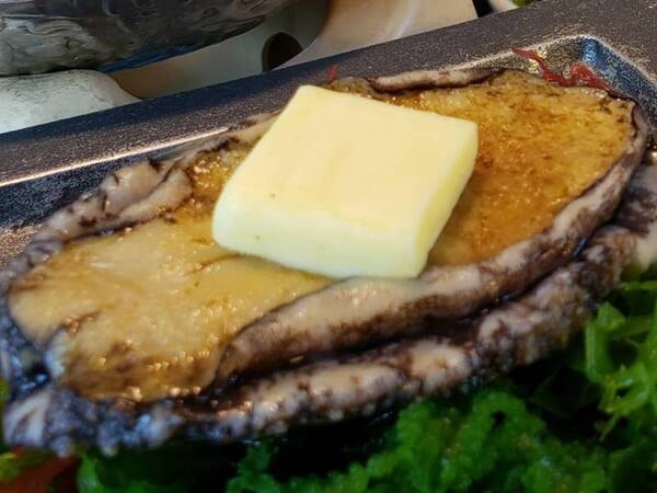 あわびの陶板焼き/例