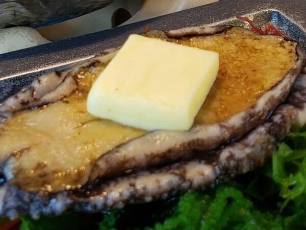 あわびの陶板焼き/例