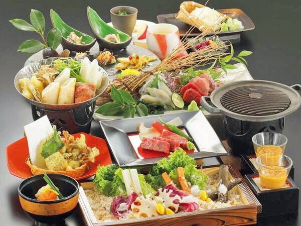 【夕食/例】秋田の旬を丸ごと味わえるプラン！横手黒毛和牛と季節ごとの創作会席をお楽しみください
