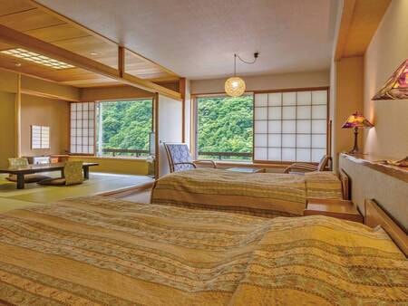 【和洋室/例】10畳の和室＋ツインのお部屋でゆったり快適に過ごす♪