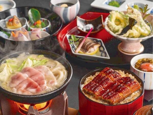 柳川美豚や鰻のひつまぶしを厳選 少量で味わう【季節の会席】/例