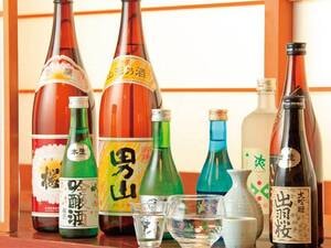 【2種の山形地酒飲み比べ/例】「男山」「出羽桜」を1合ずつ提供