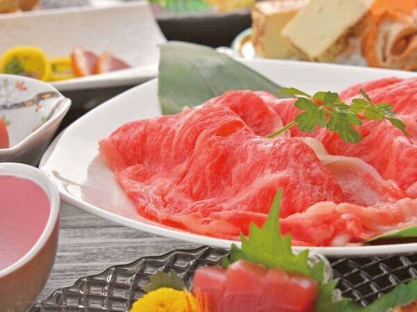 米沢牛と山形牛食べ比べコース/例