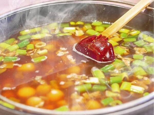 朝食バイキング 芋煮/例