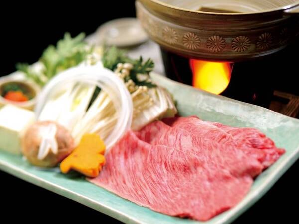 【米沢牛しゃぶかすき焼プラン/しゃぶしゃぶ例】山形のブランド肉「米沢牛」を堪能