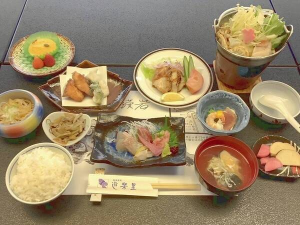 【日本海の海鮮満喫膳/例】季節ごとの庄内のこだわりをお得に味わえる