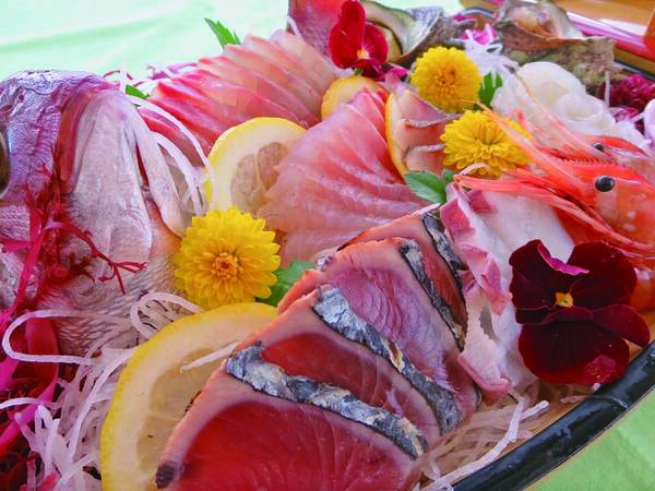 【舟盛付!日本海の幸御膳/例】新鮮なお刺身を1組につき1台の舟盛でご提供