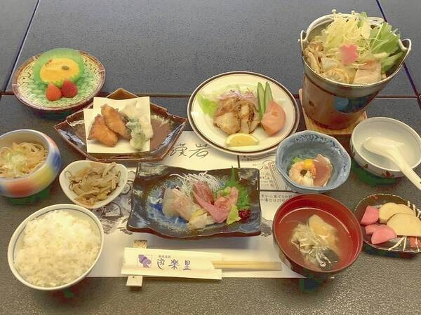 【日本海の海鮮満喫膳/例】季節ごとの庄内のこだわりをお得に味わえる