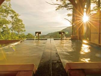 最上高湯　善七乃湯／貸切露天風呂/恵比寿天：24時間入浴可※10時～21時は事前予約制(利用無料)