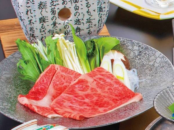 【夕食／例】旨味が凝縮した山形牛