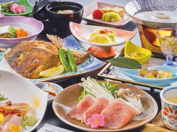 【庄内名物和会席膳/例】庄内の名物がつまった充実の和食膳