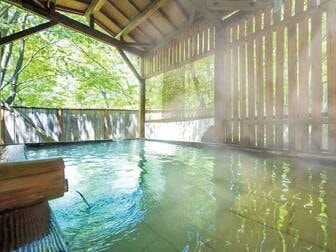 名湯リゾート ルーセントタカミヤ/【露天風呂「葉がくれの湯」】
