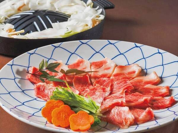 山形牛鍋付きハーフビュッフェプラン/例