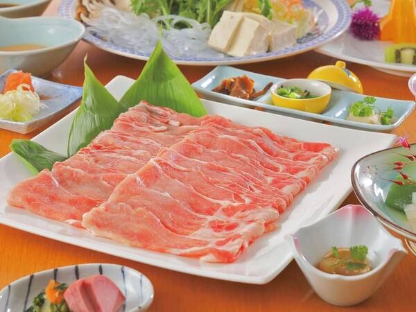 米の娘豚のしゃぶしゃぶ膳/例