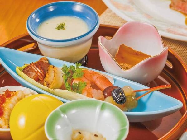 選べる旬菜創作（RURI）／例