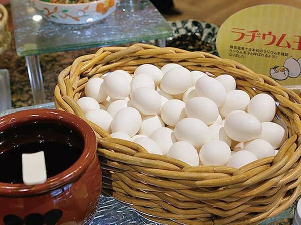 【ブッフェプラン/例】温泉で作ったラヂウム玉子!温泉地ならではの味をぜひ!