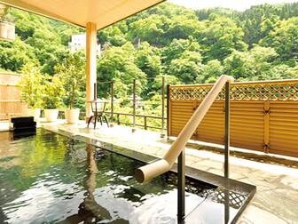 不動館 小谷の湯/【男性用露天風呂】自家源泉100%かけ流しの温泉を堪能!