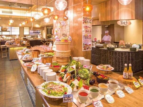 【バイキング/例】減農薬・無添加素材を使用。安心なお食事をゆっくり召し上がって