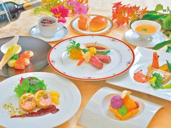 【洋食フルコース/例】秋の西洋料理コースディナーをご用意