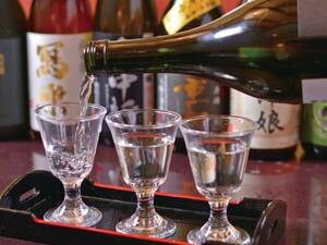 会津の日本酒飲み比べセット/例