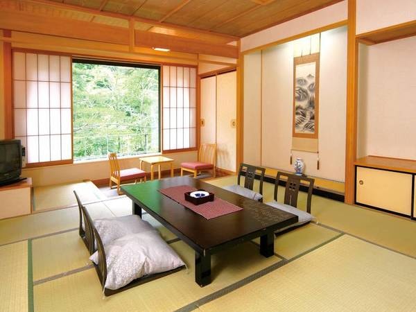 【新館和室/例】全室12.5畳(バス・洗浄機能トイレ付)で寛ぎの滞在を